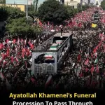آیت اللہ علی خامنہ ای کا جنازہ عراق پہنچ گیا